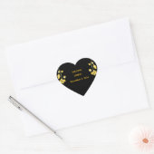 Sticker Cœur Elegant Luxury Envelope Seal Template (Enveloppe)