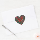 Sticker Cœur Elegant Victorian Valentines Day heart design (Enveloppe)