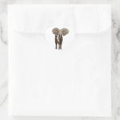 Sticker Cœur Eléphant (Sac)