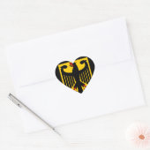 Sticker Cœur emblème allemand (Enveloppe)