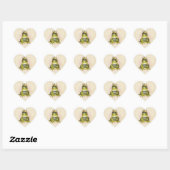 Sticker Cœur Embrasse-moi (Feuille)
