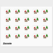 Sticker Cœur emoji de noël (Feuille)