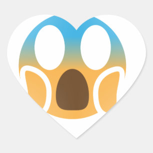Sticker Cœur emoji hurler