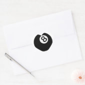 Sticker Cœur émoticône huit balles (Enveloppe)
