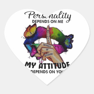 Sticker Cœur Empowring Lips Influence Your World