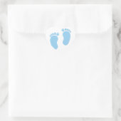 Sticker Cœur Empreintes de bébé. Un garçon (Sac)