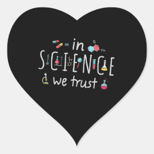 Sticker Cœur En Science we