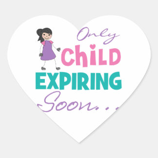Sticker Cœur Enfant Expirant Bientôt