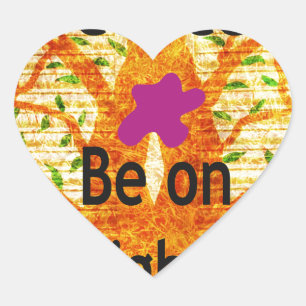 Sticker Cœur Enraciné dans la droiture Baobab perspective Vinta