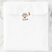 Sticker Cœur Enseignant (Sac)