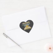 Sticker Cœur Enseignant & Élève Promotion 2026 - La connaissanc (Enveloppe)