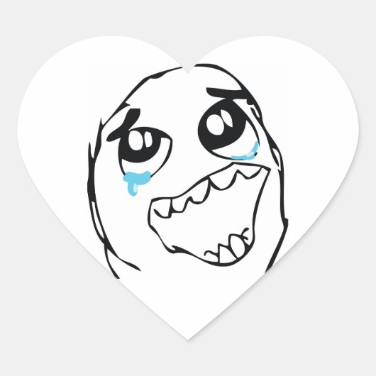 Sticker Cœur Epic Win (Devant)