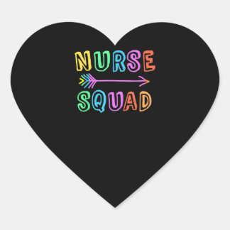 Sticker Cœur Équipe étudiante de l'école de soins infirmiers Ét
