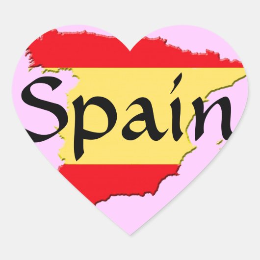 Sticker Cœur Espagne (Devant)