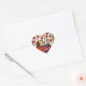 STICKER CŒUR ETERNEL LOVE VALENTINE'S DAY HEART PARCHMENT (Enveloppe)