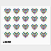 Sticker Cœur Étoile (Feuille)