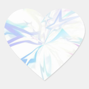 Sticker Cœur Étoiles étirées