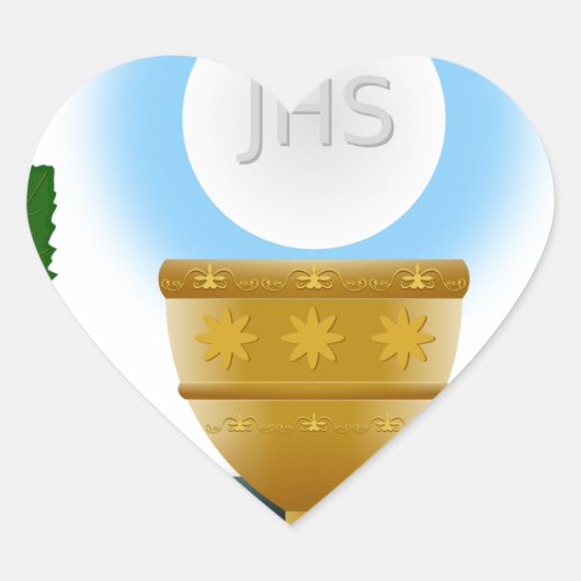 Sticker Cœur eucharistique (Devant)