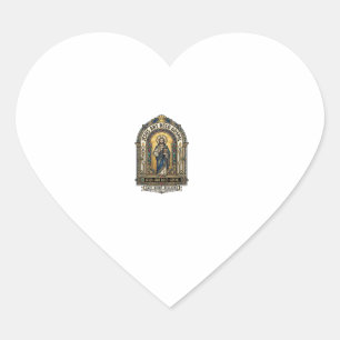 Sticker Cœur Évangile Jésus Art Déco Jésus Foi Chrétienne Art D