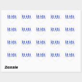 Sticker Cœur Exécution De L'Exercice De Jogging (Feuille)