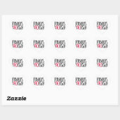 Sticker Cœur Fabuleux à 40 rouges (Feuille)