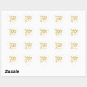 Sticker Cœur Fabuleux à 60 ans (Feuille)