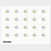 Sticker Cœur Face d'aigle (Feuille)