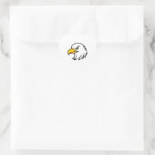 Sticker Cœur Face d'aigle (Sac)