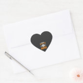 Sticker Cœur Facilement Distrait Par Les Chiens (Enveloppe)