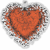 Sticker Coeur factice v1 (Devant)