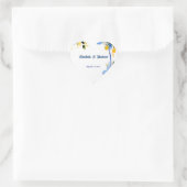 Sticker Cœur Faire-part de mariage La Dolce Vita (Sac)