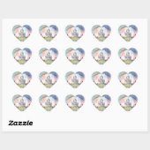 Sticker Cœur Fairy Tale Castle Party (Feuille)