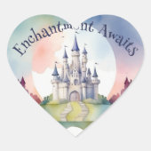 Sticker Cœur Fairy Tale Castle Party (Devant)