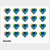 Sticker Cœur Feather (Feuille)