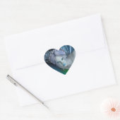 Sticker Cœur Fée d'hiver (Enveloppe)