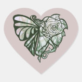 Sticker Cœur Fée du coeur (Devant)