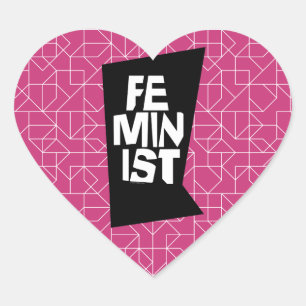 Sticker Cœur Femme feminine fille me trop égale femme