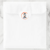 Sticker Cœur femme rêveuse (Sac)