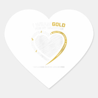 Sticker Cœur Femmes Femmes Hommes Papa Maman Gold Fille Enfance