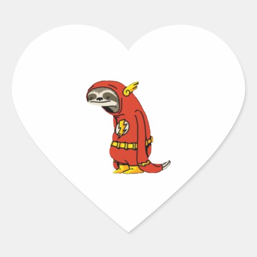 Sticker Cœur Fente Flash (Devant)