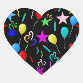 Sticker Cœur Fête ! (Devant)