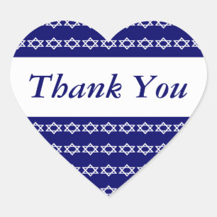 Sticker Cœur Fête de la barrette Mitzvah