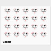 Sticker Cœur Fête de la Saint-Valentin (Feuille)