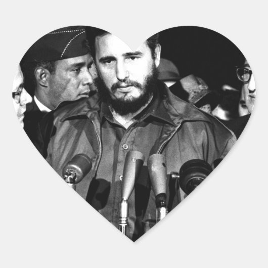 Sticker Cœur Fidel Castro 1959 (Devant)