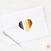 Sticker Cœur Fière Ours (Enveloppe)