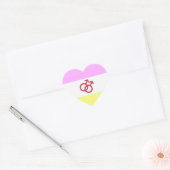 STICKER CŒUR FIERTÉ DE FENÊTRE (Enveloppe)