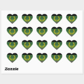 STICKER CŒUR FIERTÉ DE L'UNIFORME MILITAIRE (Feuille)