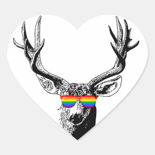 STICKER CŒUR FIERTÉ GAI