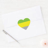 Sticker Cœur Fierté lithromantique (Enveloppe)