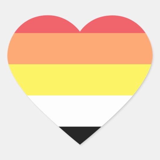 Sticker Cœur Fierté Lithsexuelle (Devant)